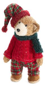 VIANOČNÁ FIGÚRKA SMALL BEAR2 SADA 2KS 20 CM VIACFAREBNÁ