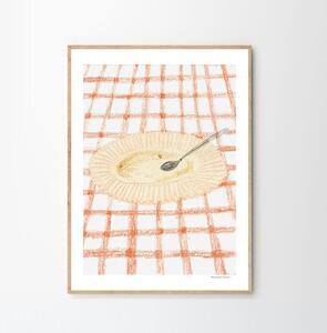 The Poster Club Plagát Plato Hondo Marina García Fernández 30x40 cm