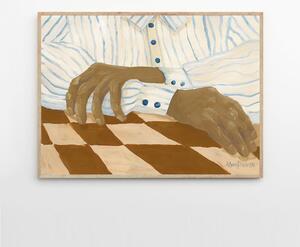 The Poster Club Plagát Light Stripes by Hanna Peterson 50x70 cm