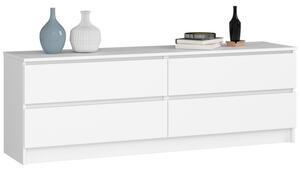 Komoda K160 4SZ - biela