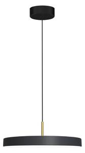 LED Luster na lanku DISC LED/38W/230V pr. 45 cm čierna