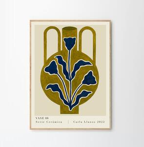 The Poster Club Plagát Vase 08 by Carla Llanos 30x40