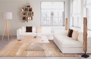 Hnedý vlnený koberec 200x300 cm Layers – Agnella