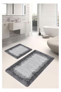 Čierno-sivé kúpeľňové predložky v súprave 2 ks 60x100 cm – Mila Home