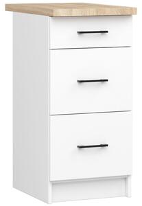 Kuchynská skrinka OLIVIA S40 SZ3 - biela