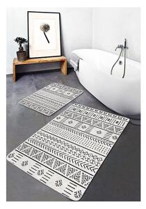 Čiernobiele kúpeľňové predložky v súprave 2 ks 60x100 cm – Mila Home