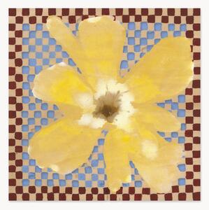 Plagát Flower with Checks 03