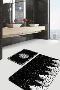 Čiernobiele kúpeľňové predložky v súprave 2 ks 60x100 cm – Mila Home