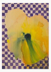 Plagát Flower with Checks 02