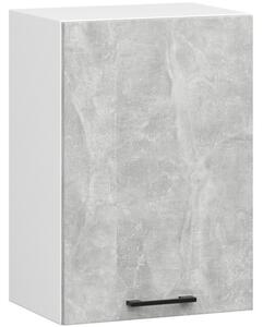 Kuchynská skrinka OLIVIA W50 H580 - biela/beton