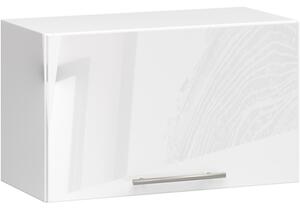Kuchynská skrinka OLIVIA W60OK - biela/biely lesk