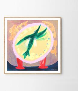 The Poster Club Plagát Green Bowl by Max Ososki 70x70