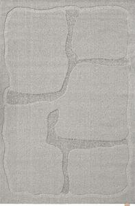 Sivý vlnený koberec 200x300 cm Morphic Organica – Agnella