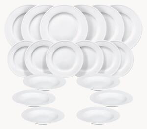 Porcelánová súprava riadu Milano, 6 osôb, 18 ks