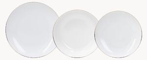 Porcelánová súprava riadu Metropolis, 6 osôb, 18 ks