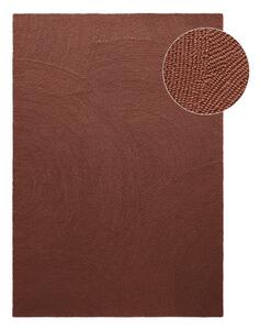 Ručne tkaný vlnený koberec v tehlovej farbe 80x150 cm Calmio – Hanse Home