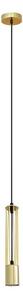 LED Luster na lanku BARS 1xGU10/4,8W/230V zlatá