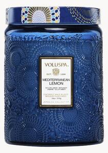 Ručne vyrobená vonná sviečka Mediterranean Lemon (Lemon, Bergamot, Jasmine and Solar Amber)