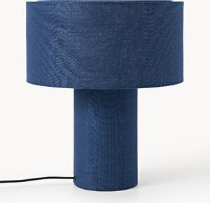Ľanová stolová lampa Ron