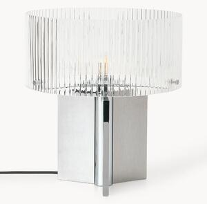Stolová lampa's drážkovaným sklom Emmi