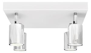 LED Bodové svietidlo TUNE 4xGU10/4,8W/230V matný chróm/biela
