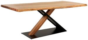 JEDÁLENSKÝ STÔL, akácia, čierna, farba akácie, 200/100/76 cm Linea Natura - Obývacie zostavy