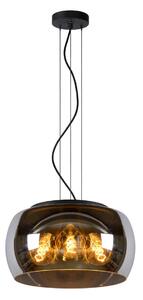 Lucide Lucide OLIVIA - Pendant light - D40 cm - 3xE27 - Smoke Grey 45401/40/65