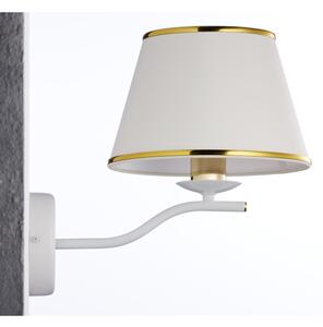 Jupiter 2086 - Nástenné svietidlo SAMBA 1xE27/15W/230V biela/zlatá