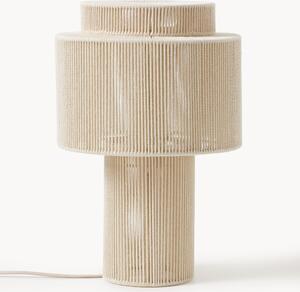 Stolová lampa z ľanových vlákien Lace