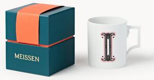 Westwing x MEISSEN, Ručne vyrobený hrnček's ozdobným motívom Initials