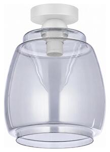BRILAGI - LED Stropné svietidlo R GLASS 1xE27/60W/230V pr. 26 cm biela/dymová sivá