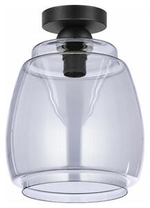 BRILAGI - LED Stropné svietidlo R GLASS 1xE27/60W/230V pr. 26 cm čierna/dymovo sivá