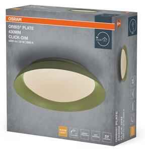 Osram -LED Stmievateľné stropné svietidlo PLATE LED/35W/230V pr. 43 cm zelená