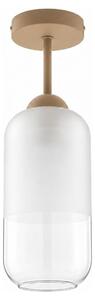 BRILAGI - LED Prisadené svietidlo RETRO GLASS 1xE27/60W/230V pr. 14 cm béžová/biela
