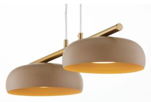 Luster na lankách OLAF 2xGX53/12W/230V béžová/zlatá