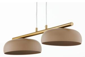 Luster na lankách OLAF 2xGX53/12W/230V béžová/zlatá