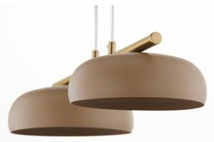 Luster na lankách OLAF 2xGX53/12W/230V béžová/zlatá
