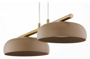 Luster na lankách OLAF 2xGX53/12W/230V béžová/zlatá