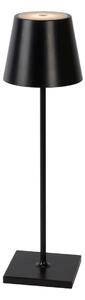 Lucide JUSTIN - stolná lampa Outdoor - 11 cm - LED Dim. - 1x2,2W 3000K - IP54 - Black 27888/04/30