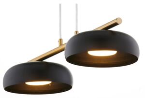 Luster na lanku OLAF 2xGX53/12W/230V čierna/zlatá