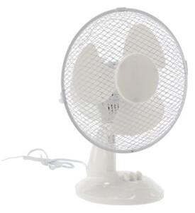 Stolový ventilátor 27cm 25W Biely