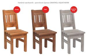 Drevená záhradná zostava PROWOOD z ThermoWood - SET S6 - Barový set - Set + dodanie náteru v odtieni GR. GREY + PCD 91