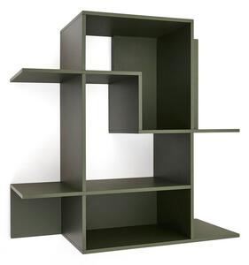 Zelený modulárny policový systém 80x80x25 cm Ina – Kave Home