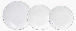 Porcelánová súprava riadu Metropolis, 6 osôb, 18 ks