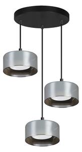 Brilagi - LED Luster na lanku AURA LUX 3xGX53/30W/230V čierna/dymová