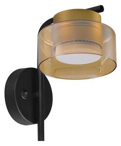 Brilagi - LED Nástenné svietidlo AURA LUX 1xGX53/30W/230V čierna/zlatá