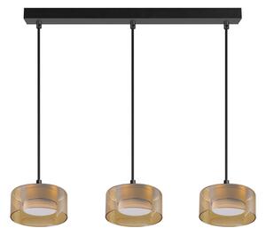 Brilagi - LED Luster na lanku AURA LUX 3xGX53/30W/230V čierna/zlatá