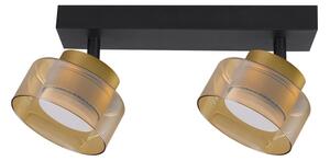 Brilagi - LED Bodové svietidlo AURA LUX 2xGX53/30W/230V čierna/zlatá