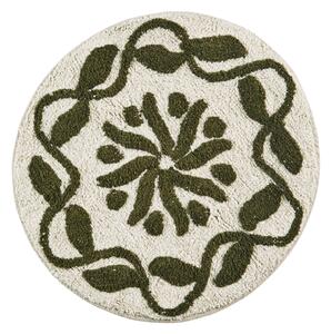 Kúpeľňová rohožka Round Tufted Dark Green Ø 60 cm