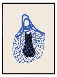 Autorský plagát The Cat's in the Bag by Chloe Purpero Johnson 30x40 cm
